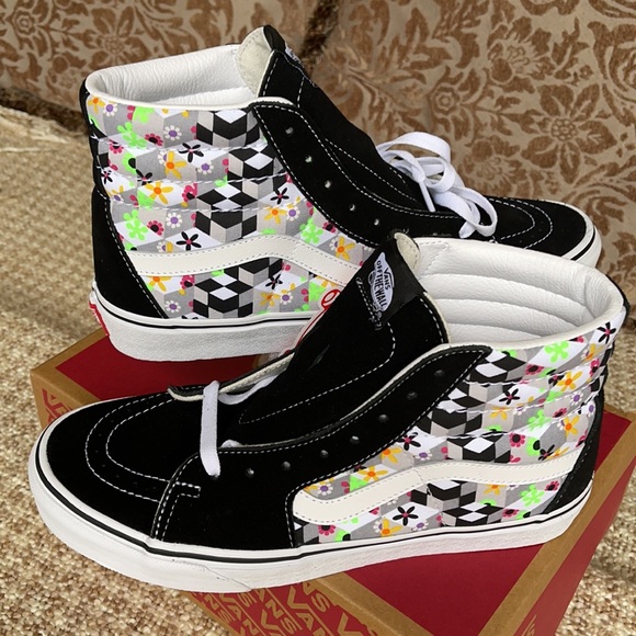 Vans Sk8-Hi Checker Cube Black/True White WMNS - Picture 11 of 16